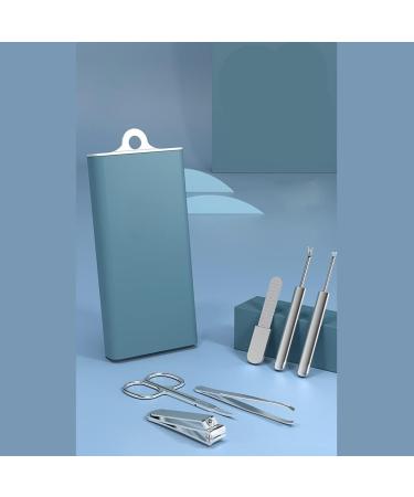 Manicure Set Ladies Men's Stainless Steel Manicure Clippers 6 Pieces Green Blue Light Blue Red Manicure Nail Clippers Kit (Color : C) - Buy Online on GoSupps.com