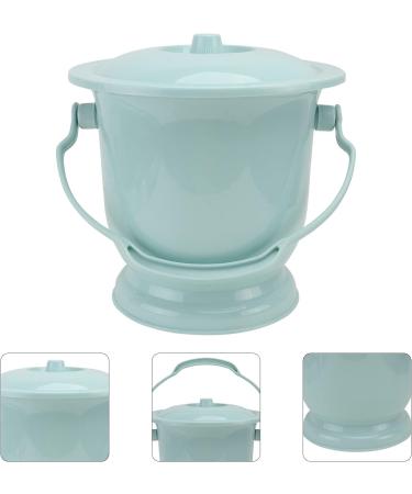 Urinating Potty with Lid Handle Thickened Portable Household Urinal with Lid Urine Pots Urine Bucket Potty Urinal Bottle for Home Outdoor Travel Camping-Blue - Buy Online on GoSupps.com