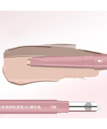 Eye Light Corrector Pen | Dual-Ended Illuminating Concealer | 2.5g Travel Face Cream Easy Blending | Cosmetics for Wives Mothers Beginners and Professionals - Buy Online on GoSupps.com