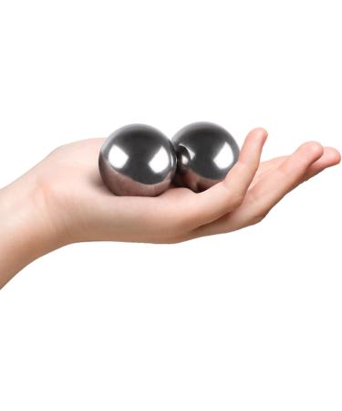 Buy BIMUYI 2 Pcs Meditation Balls - 304 Stainless Steel Baoding Balls 40mm for Hand Exercise - Includes Case | International Shipping - Buy Online on GoSupps.com