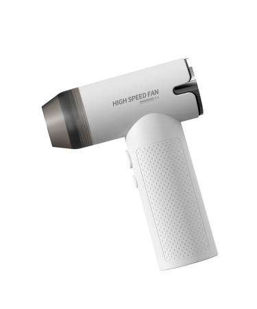 Generic Portable Handheld Fan Cordless Hairdryer Mini Fan Desk Fan for Office Travel Makeup White
