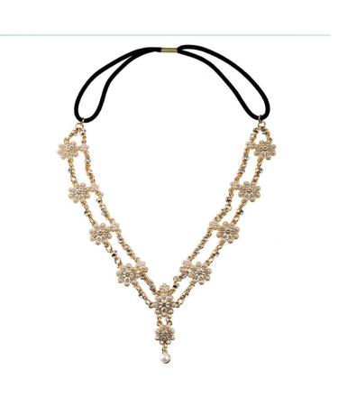 YERTTER Boho Vintage Rose Gold Head Chain Hair Accessory for Women - Party Jewelry - Buy Online on GoSupps.com
