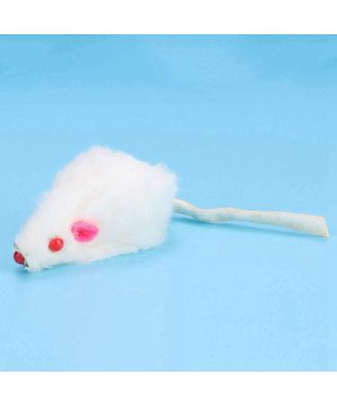 Cat Toys Mice 12Pcs Simple Pet Cat Toy Mouse Small Plush Mouse Mini Interactive Play Funny Cat Toy Fake Mouse for Kitten Cat - Buy Online on GoSupps.com