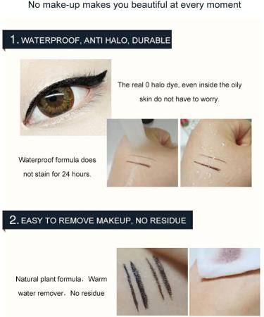 miduoidn Eyeliner Pens Waterproof Rotatable Quick-dry Eye Liner Pencils Smudge-proof Beauty Make Up Cosmetics for Professional Cyan - Buy Online on GoSupps.com