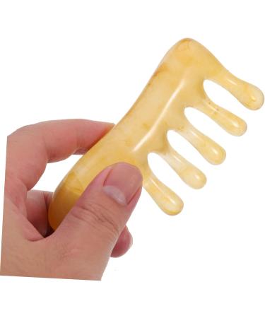 TOVINANNA 8 STK Massage Comb - Scalp Massage Gua Sha Tool Acupuncture Point Massager & Jade Scraper for Relaxation - Buy Online on GoSupps.com