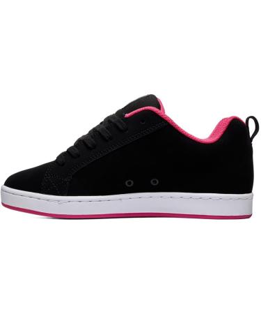 DC Shoes Court Graffik for Women - Black Pink Stencil Sneakers | Size 40.5 EU - International Shipping Available - Buy Online on GoSupps.com