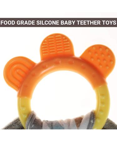 Adorable Baby Security Blanket with Teether | Soft Comfort Taggy Blanket for Boys and Girls (Little Bear) - Buy Online on GoSupps.com