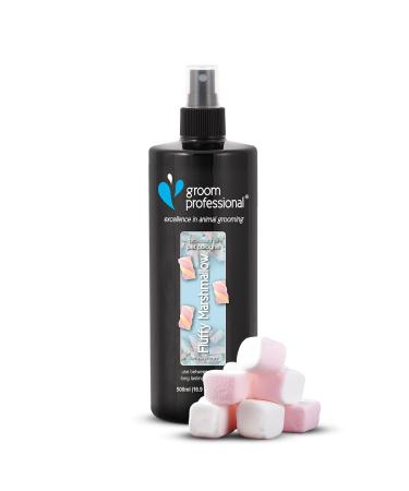 GROOM PROFESSIONAL Fluffy Marshmallows Dog Cologne Spray - Dog Perfume Spray - Dog Spray for Smelly Dogs - Sweet and Dreamy Scent for Pets - Perfect for Between Washes 500ml 500 ml