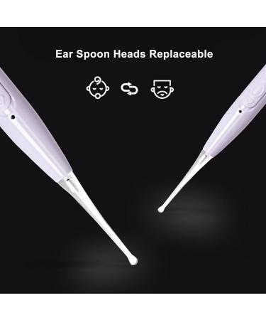USB Rechargeable Kids Ear Wax Remover Tool with LED Light and Ear Spoon - Buy Online on GoSupps.com