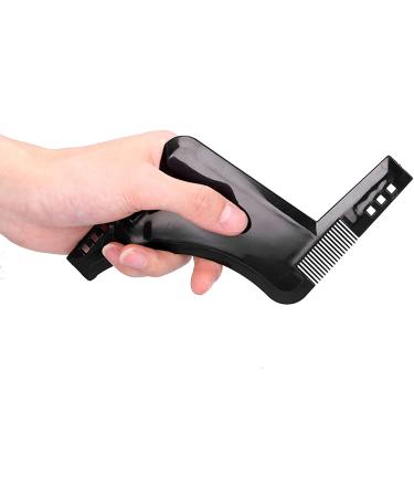 Beard Template Comb Men's Beard Comb Sideburn Styling Comb Beard Trimming Comb Beard Styling Comb Makeup Comb Black - Buy Online on GoSupps.com