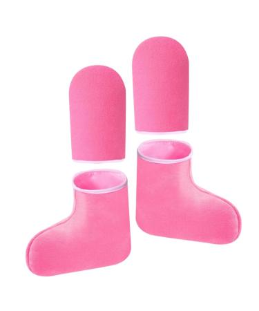 Ipetboom Moufles et Chaussettes de Paraffine pour Spa Taille Unique Maintien Chaleur Soin Nourrissant pour Mains et Pieds Usage Professionnel et Domicile