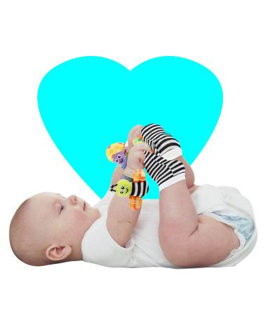 Baby Rattle Socks: Developmental Toys for 3-12 Months Old, Boy/Girl Learning Toy - Buy Online on GoSupps.com
