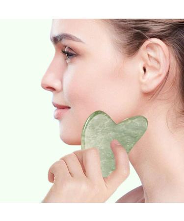 Ysrisny Jade Roller and Gua Sha Set - Natural Jade Stone Anti-Aging Skincare Tools - Buy Online on GoSupps.com