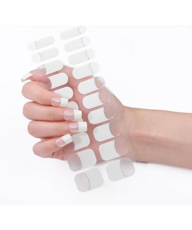 Ruarby Coffin/Square Press on Nail Rhinestones French Fake Nails Acrylic False Nails Artificial Nails Glues on Nail for Womens BY85 - Buy Online on GoSupps.com