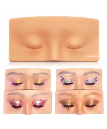 spier spier 3D Makeup Practice Chart Realistic Mat Eyeliner Eyeliner for Realistic Eye Skin Mapping Practice Template for DIY Lovers or Professionals