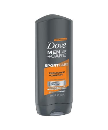 Dove Men + Care Sport Care Body + Face Wash 13.5 FL OZ - Endurance + Comfort - 1 Bottle - Buy Online on GoSupps.com