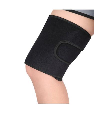 Jesata Adjustable Hamstring Compression Sleeve | Thigh Brace Support for Man and Woman | Elastic Breathable Non-Slip Strap for Hamstring & Quadricep Muscle Injury and Strain Recovery