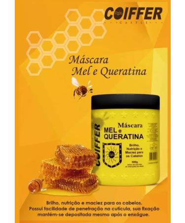 Dalie Coiffer Honey & Keratin Mask - 17.63 oz | Deep Restoration for Damaged Hair | International Shipping Available - Buy Online on GoSupps.com