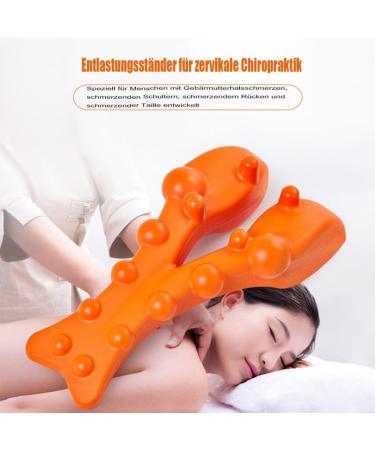 Trapezius Trigger Point Massage Device & Neck Pillow for TMJ Pain Relief - Ultimate Upper Back & Shoulder Relaxation - Buy Online on GoSupps.com