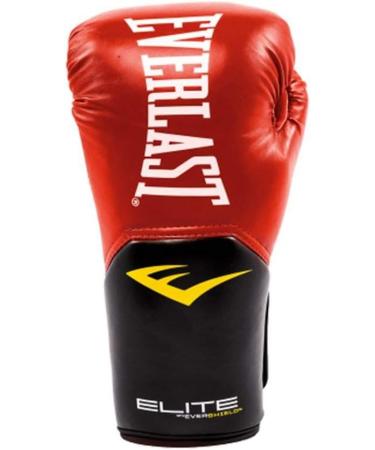 Everlast Elite Pro Style Training Gloves - Red - 16 oz - Buy Online on GoSupps.com