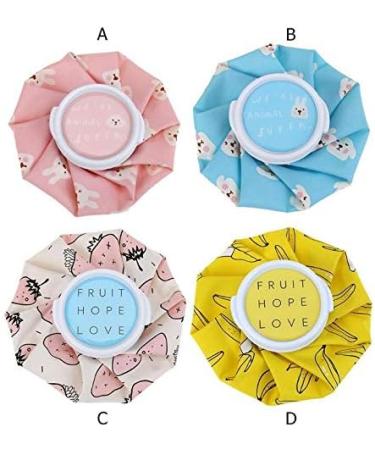 Cartoon Cold Hot Water Bag Reusable Ice Bag Cup Cold Therapy Pain Relief Heat Pack Injury First Aid Health Care Supplies - Banana - Buy Online on GoSupps.com