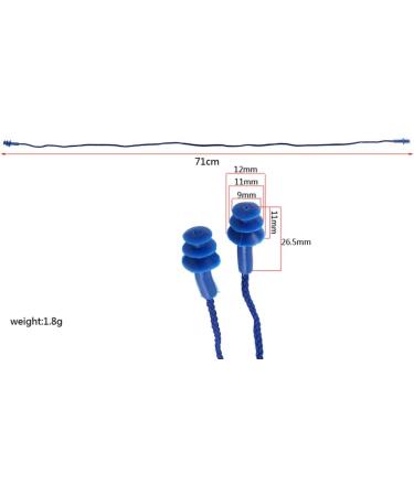 Noise Reducing Ear Plugs Corded Ear Plugs Reusable Silicone Ear Plugs for Noise Reduction Sleeping Snoring Swimming Shooting Noise Cancellation Earbuds - Buy Online on GoSupps.com