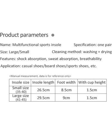 CSCDD Cuttable Unisex Orthotic Insoles for Arch Support | Sport Running Shoe Pads & Cushion Inserts for Foot Care - Buy Online on GoSupps.com