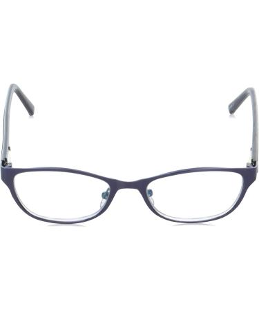 Foster Grant Women's Charlsie Multifocus Cat-Eye Reading Glasses - Satin Navy/Transparent 52mm +3.25 - International Shipping Available - Buy Online on GoSupps.com