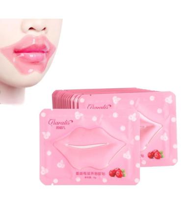 20pcs Lip Mask Cranberry Crystal Natural Collagen peeling moisturizing lip beauty care