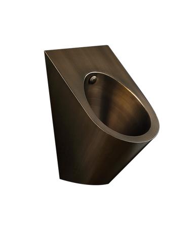 Inodoro moderno para ba o inodoro suspendido de Acero inoxidable 304 inodoro p blico con drenaje por inducci n de pared inodoro Vertical peque o adecuado para familias y hoteles Brown A