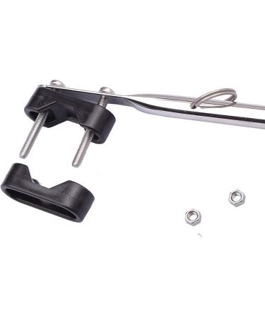 Stainless Steel Rail Mount Boat Pulpit Staff | 7/8-1 | Marine Flag Pole for Yacht - Buy Online on GoSupps.com