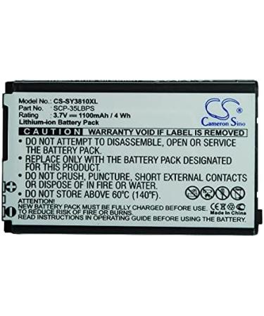 Buy PRUVA Battery Compatible with Sanyo Mirro SCP-3810 | 1100mAh High-Performance Replacement Battery for International Shipping - Buy Online on GoSupps.com