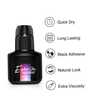 Buy Professional Eyelash Extensions Glue - Extra Strong Latex-Free Semi-Permanent 10ML | Best Makeup Tools for Beauty - Buy Online on GoSupps.com