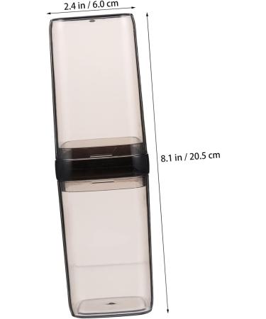 Plafope Travel Toothbrush Case & Toothpaste Holder - Portable Toothbrush Cup for Outdoor Adventures - Buy Online on GoSupps.com