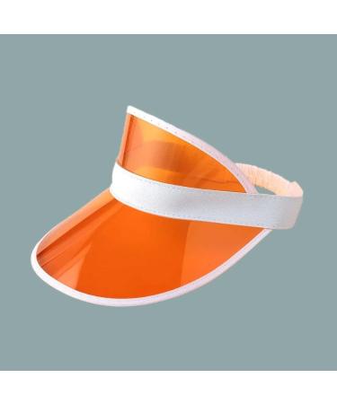 Konxi 4 Pack Unisex Transparent Plastic Sun Visor - Perfect for Golf Tennis & Poker Parties - Stylish 80s Sun Cap - International Shipping Available - Buy Online on GoSupps.com