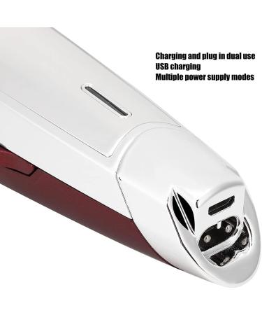 Buy USB Rechargeable Hair Trimmers for Men - Professional Electric Hair Clippers & Beard Trimmer (Silver) - International Shipping Available - Buy Online on GoSupps.com