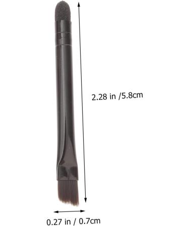 FOYTOKI 30 Pcs Eye Shadow Brush Makeup Eyeshadow Sponge Dual Ended Makeup Brush Brow Brush Black Nylon - Buy Online on GoSupps.com