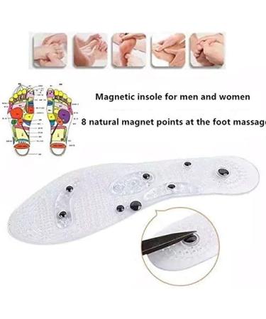 Buy CSCDD Acupressure Insoles for Weight Loss | Slimming Shoe Pads - EU34-40 - Transparent Foot Support - Buy Online on GoSupps.com