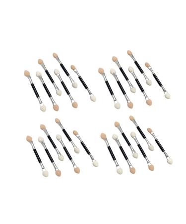 VINTORKY 30pcs Eye Shadow Applicator Eyeshadow Brush Face Blush Sponge Tipped Oval Makeup Tool