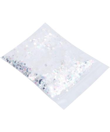 AKLOSIPY Mixed Silver PET Star Sequins - Novelty Glitter for Body Face Hair and Nail Art - Versatile Craft Decoration Supplies - Buy Online on GoSupps.com
