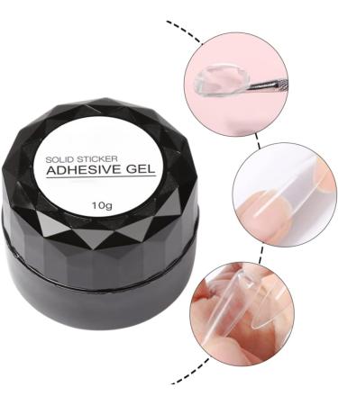 Nail Rhinestone Glue Press on Nails Tips Solid Patch Gel Glue Manicure Gel Glue 10g - Buy Online on GoSupps.com