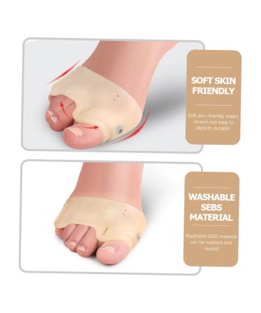 Healeved Magnetic Toe Splitter & Protector for Big Toe - 1 Pair | Orthotic Separator and Stretcher with Magnets | Toe Brace for Feet Alignment - Buy Online on GoSupps.com