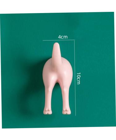 Alipis 2 Pcs Hangers Clothes Rack Towel Hooks Trim Coat Adhesive Hook Hanger Coat Hanger Tail Wall-Mounted 10*4*5cmx2pcs Random Colorx2pcs - Buy Online on GoSupps.com