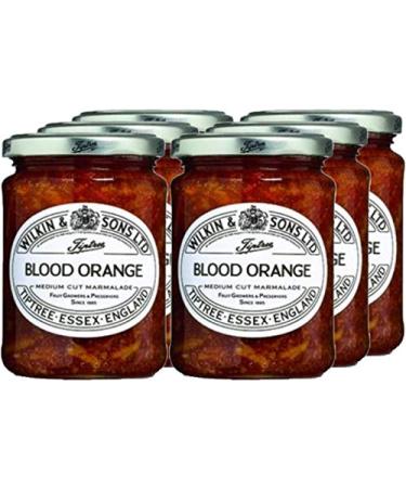 Wilkin & Sons Tiptree Blood Orange Marmalade Tins - 340g - Vegetarian, Vegan, Coeliac - Gluten Free - Pack of 6