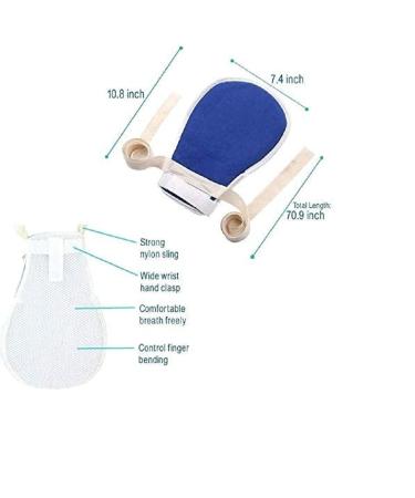 Hands Finger Control Mitts for Dementia | Safety Restraint Gloves & Infection Protection for Elderly Care - Buy Online on GoSupps.com