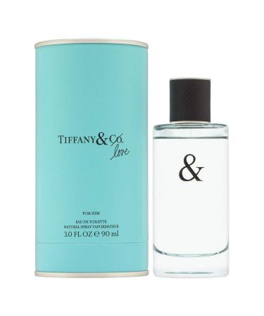 Tiffany & Love by Tiffany & Co. for Him 3.0 oz Eau de Toilette Spray citrusy aromatic 3 Fl Oz (Pack of 1)