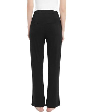 Amorbella Women's Maternity Sweatpants Long Yoga/Lounge Pants - S Black - Buy Online on GoSupps.com