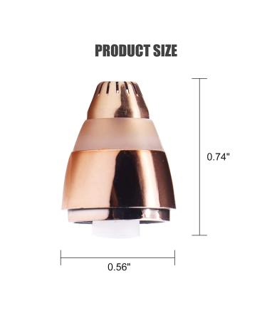 4 Pack Flawless Replacement Heads - Facial Hair Removal Tool for Women - Smooth Finish - Cleaning Brush Included (Rose Gold) - Buy Online on GoSupps.com