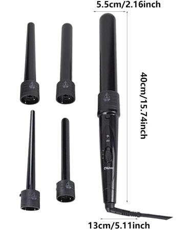 Curling Iron Wand Set | Hair Electric Styling Wands | Adjustable Temperature Hair Styling Accessory Gifts for Women Girls Mothers Girlfriends Wives and Lovers Tangchen - Buy Online on GoSupps.com