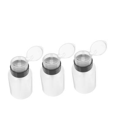 SOESFOUFU Set of 3 Durable and Leak-Proof Plastic Nail Polish Remover Bottles for Removing Gel Nail Polish
